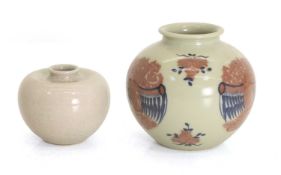 Two Chinese water pots,