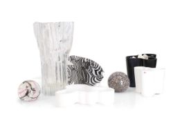 A collection of glass, 20th century,