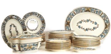 A Silvester porcelain Copeland Spode part service, circa 1884,