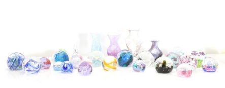 Cathiness and John Deacons paperweights, of modern manufacture,