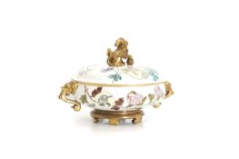 A Bordeaux porcelain tureen,