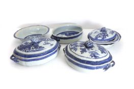A collection of Chinese export porcelain, 18th century,