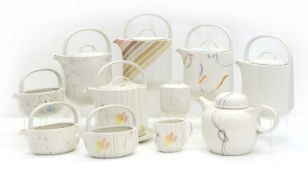 A collection of Midwinter 'Style' teapots, circa 1970-80s,