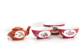 A group of Gardner Manufactory porcelain, late 19th early 20th century,