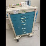 FHC CRASH CART , LIGHT BLUE (QTY 1)