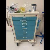 FHC CRASH CART , LIGHT BLUE (QTY 1)