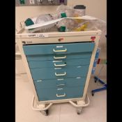 FHC CRASH CART , LIGHT BLUE (QTY 1)