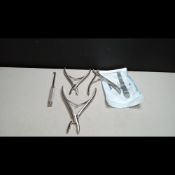 SET OF ORTHOPEDIC BONE RONGEURS WITH SCREWDRIVER (QTY 1)