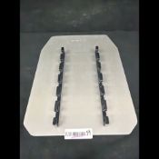STERILIZATION TRAY BASE PLATE WITH INSTRUMENT MOUNTING CLIPS (QTY 1)