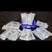 LOT OF ASSORTED ORTHOPEDIC RONGEURS AND SURGICAL INSTRUMENTS, STERILE PACKAGED (BIN LABELED