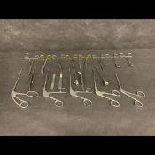 STERILIZATION CONTAINER WITH ORTHOPEDIC RONGEURS AND FORCEPS SET (QTY 1)