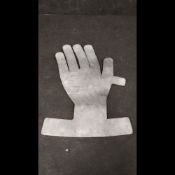 STAINLESS STEEL HAND-SHAPED GLOVE FORM/MOLD (QTY 1)