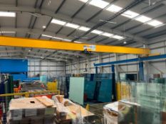Lifting Systems 3.2ton SWL overhead crane (c.18m span) & c.21m freestanding runbay