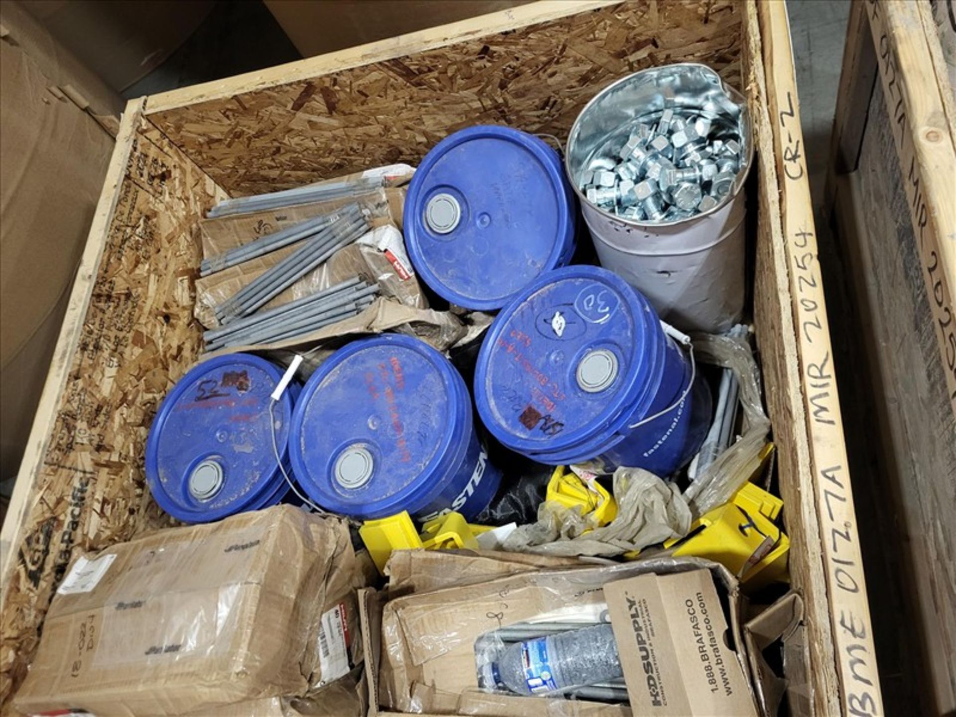 20 ft. Shipping Container w/ contents, incl: Materials, Assorted ...