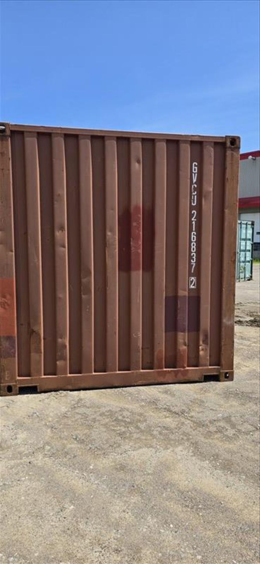 Container Catalog 20 ft. Shipping Container w/ contents, incl: Old Stainless Pipe, (3 ...