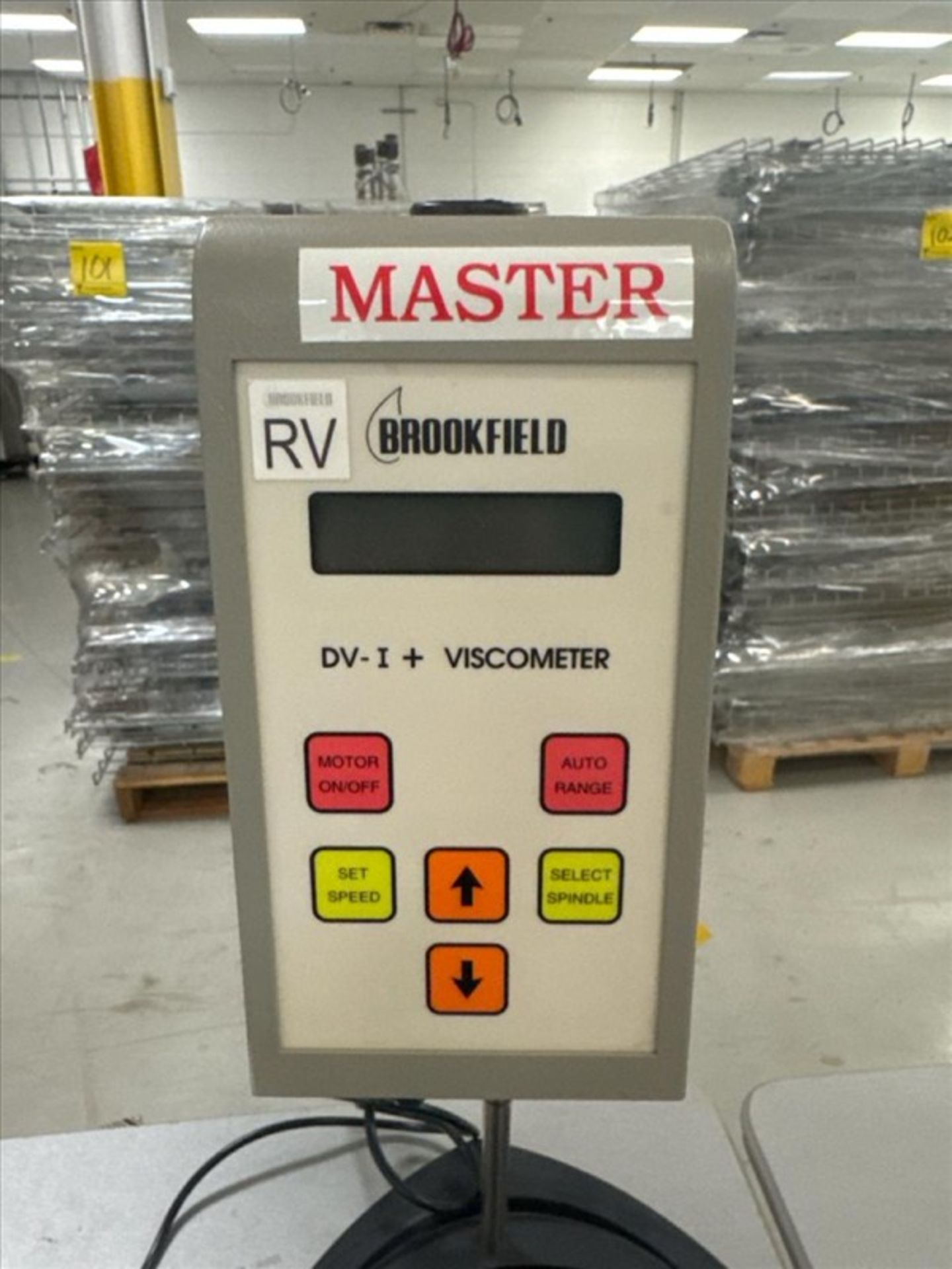 Brookfield viscometer, mod. RVDV- I Plus, ser. no. AT83668 c/w Helipath ...
