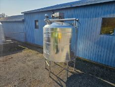 1750 Gallon Tank, 304 Stainless Steel, With Sweep Agitation, Electrically Heated,with insulation and