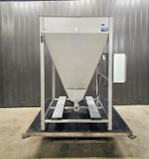 Hapman Screw Conveyor, 2” diameter x 48” long,manufacturer: Hapman, model: txmq2-5-140tc-140tc, with
