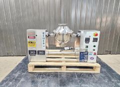 Gemco Double Cone Blender, 8 qt Lab Blender,manufacturer: Gemco, model: 8 qt lab blender, motor: 1