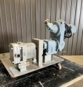 Sterilobe Rotary Lobe Pump, Model SLDL, 2 HP,capacity: up to 16 gpm approx., stainless steel gear