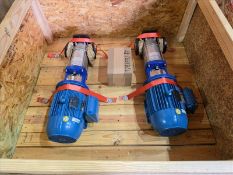 (2) Sulzer Vertical Multi-Stage Pumps, mod. VMSSF 4/9 B, c/w (2) WEG Nema Premium W22 motors, 3 hp,
