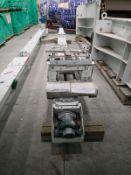 Rotary Screw conveyor, approximately 197 inch length x 11 inch width, c/w WEG Nema Premium W22, 3