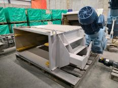Sorting/conveyor feeder housing, approximately 53 inch inlet belt width (excluding belting), c/w Ku