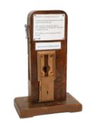 Hobbs & Co: A 19th Century Brass Six Lever Escutcheon, stamped HOBBS & CO, CHEAPSIDE, LONDON,