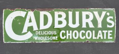 Cadbury's Chocolate Enamel Advertising Sign