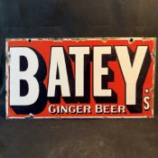 Batey's Enamel Advertising Sign