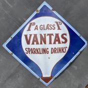 Vantas Enamel Advertising Sign