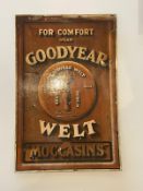 Goodyear Welt Moccasins Advertising Showcard