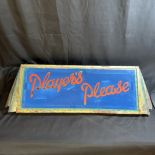 Players Please Tobacco Advertising Light Box Sign