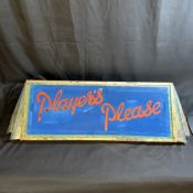Players Please Tobacco Advertising Light Box Sign