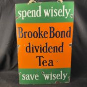 Brooke Bond Enamel Advertising Sign