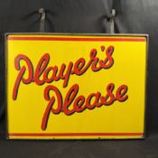 John Player and Sons Double-Sided Enamel Advertising Sign