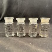 Apothecary Jars Set of Four