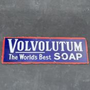 Volvolutum Soap Enamel Advertising Sign