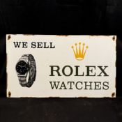 Rolex Reproduction Enamel Advertising Sign