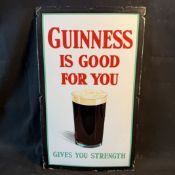 Guinness Enamel Advertising Sign