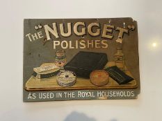 The Nugget Embossed Cardboard Advertising Display Sign