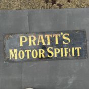 Pratt's Motor Spirit Enamel Sign