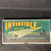 Invincible Policies Limited Motor Insurance Advertising Sign