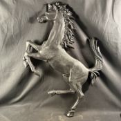 Ferrari Cavallino Rampante Cast Metal Wall Plaque