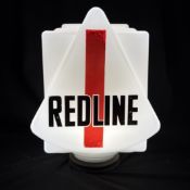 Redline Glass Petrol Pump Globe