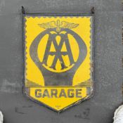 AA Garage Metal Hanging Sign by Franco