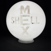 Shell-Mex Glass Petrol Pump Globe