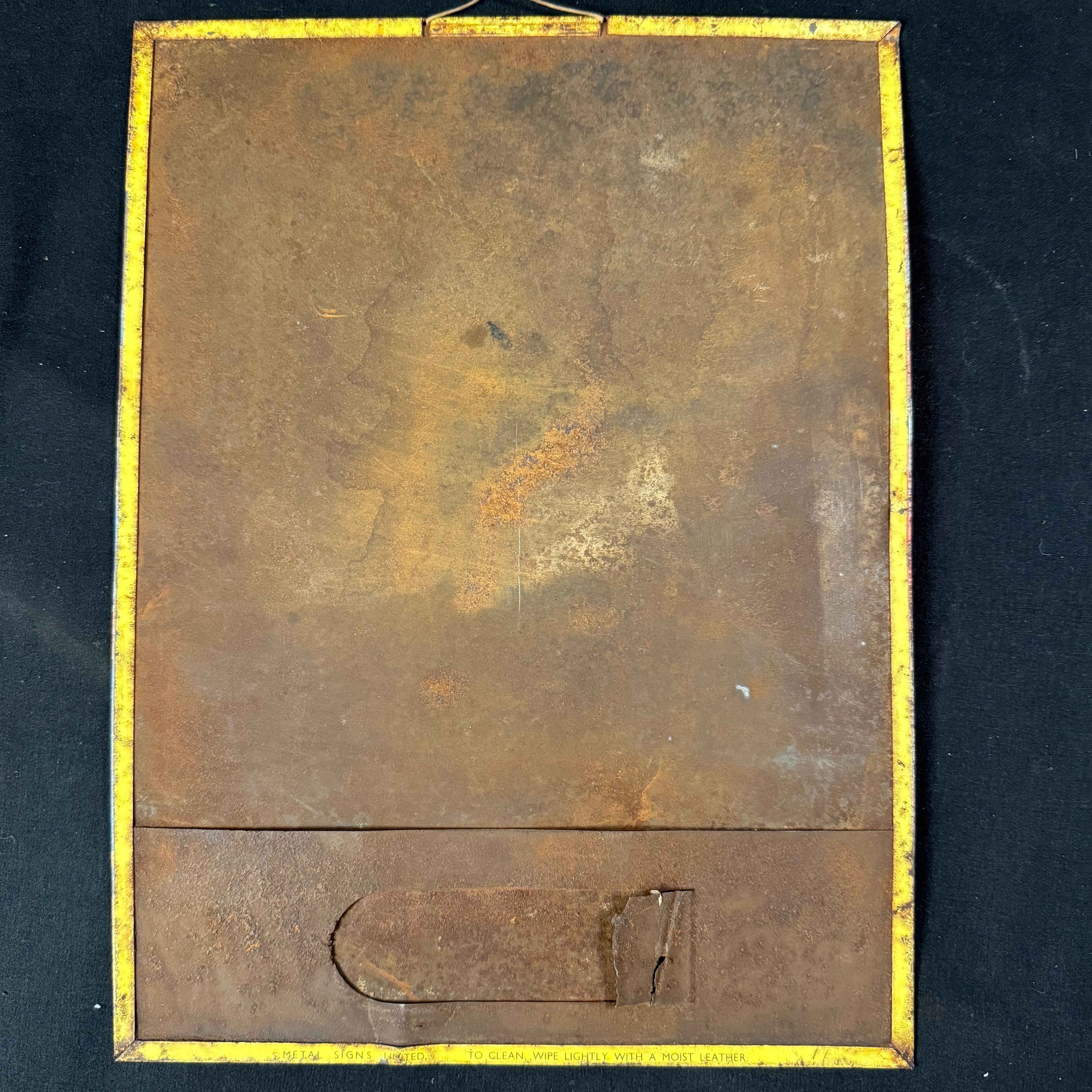 Redex Petrol Additive Lithographed Metal Advertising Sign - Image 3 of 3