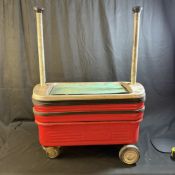 Warco Red Metal Rolling Tool Trolley