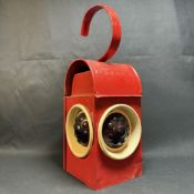 Kenyon Kenlite No. 72 Red Railway Warning Lantern
